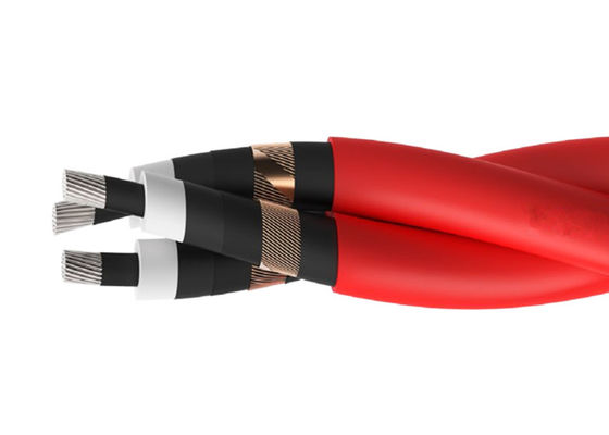 Cross Linked Polyethylene 95mm2 MV Power Cable Aluminum 3x1 Core