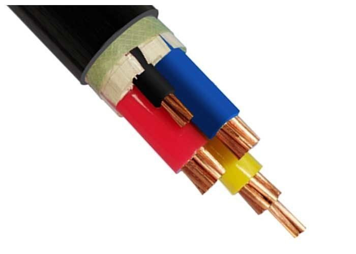 Transmission Lines 1000m 25kV Hybrid Fiber Power Cable AT Sheath
